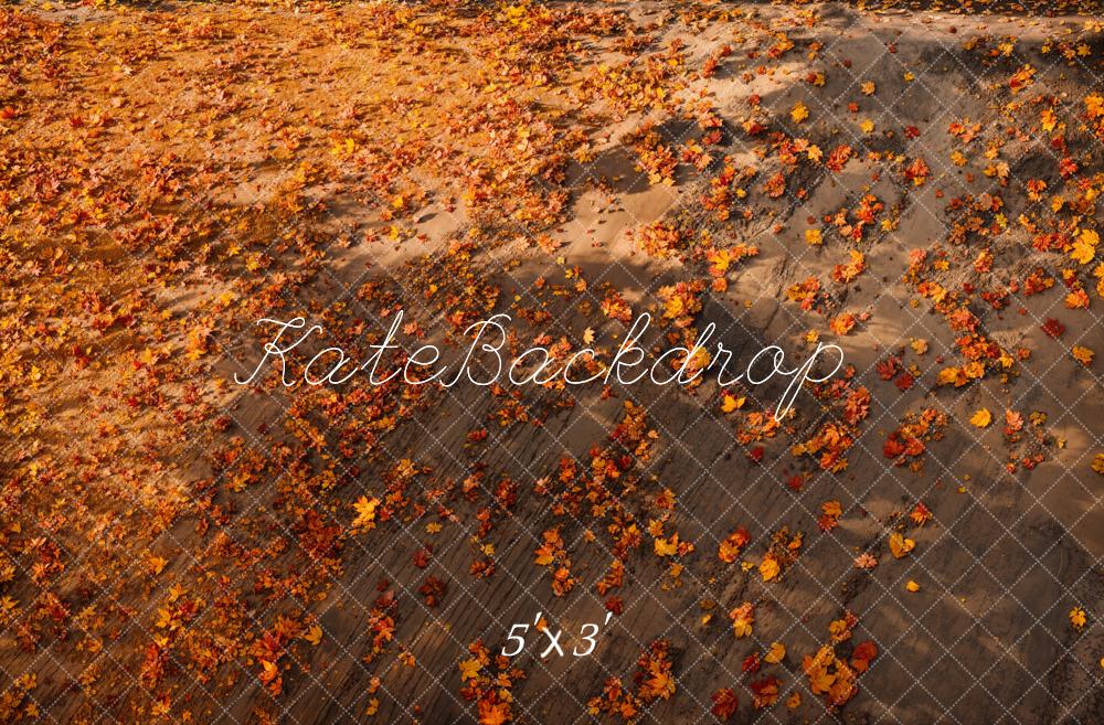 Kate Fall Leaves Ground Floor Backdrop Designed by Emetselch - Kate Backdrop AU