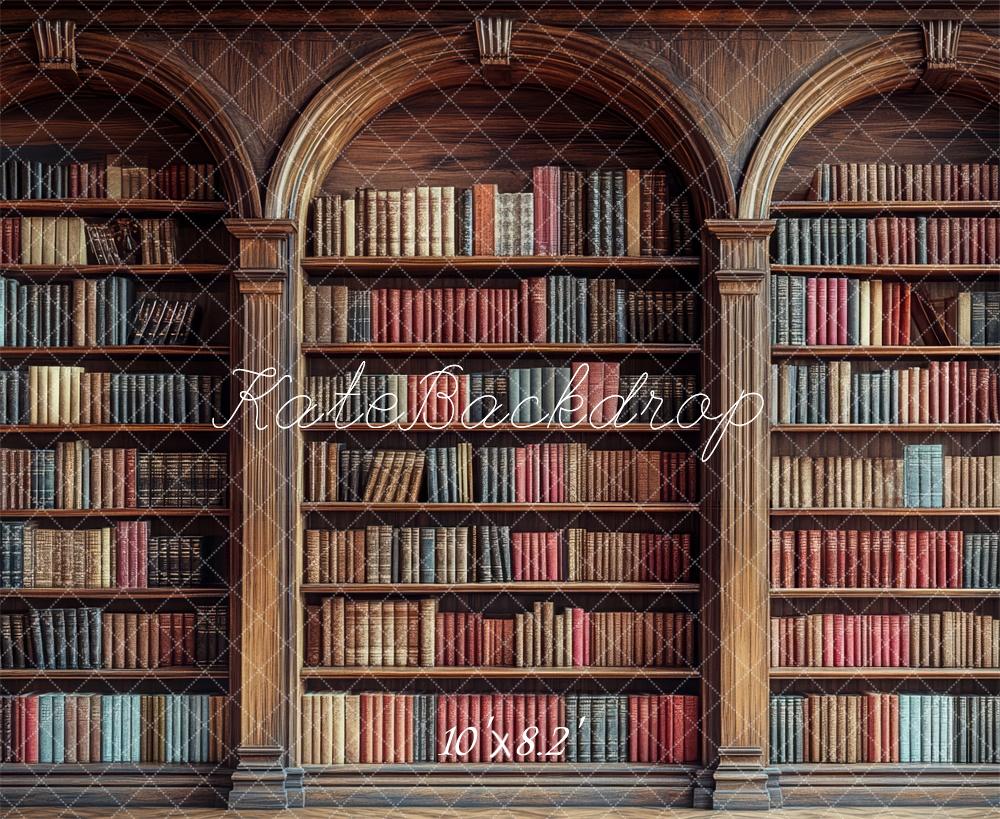 Kate Arched Bookshelf Backdrop Designed by Mini MakeBelieve - Kate Backdrop AU