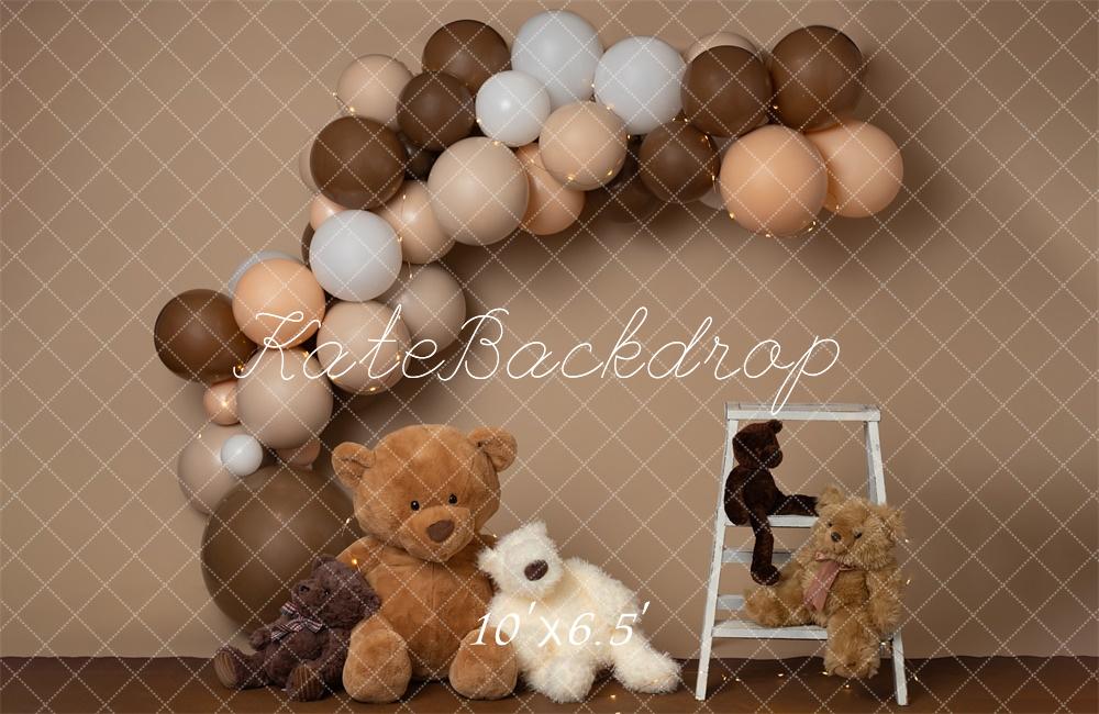 Kate Teddy Bear Neutral Backdrop Designed By Erin Larkins - Kate Backdrop AU