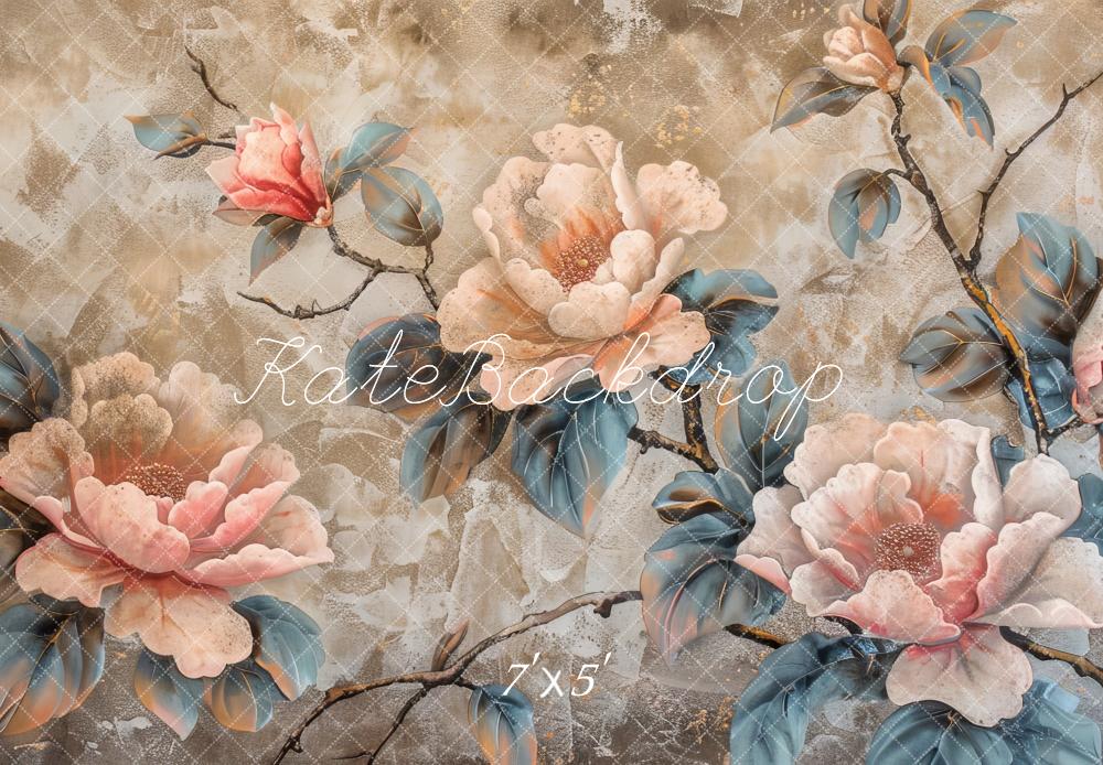 Kate Vintage Florals Backdrop Designed by Lidia Redekopp