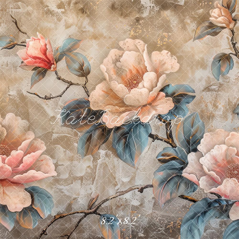 Kate Vintage Florals Backdrop Designed by Lidia Redekopp
