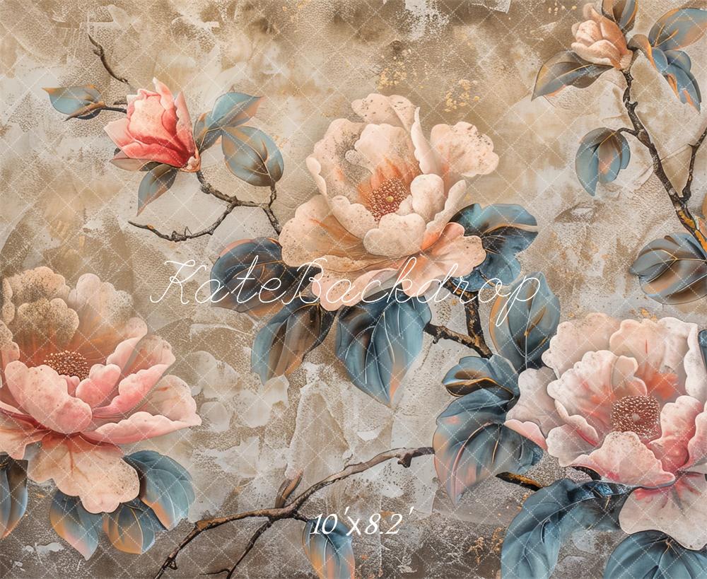 Kate Vintage Florals Backdrop Designed by Lidia Redekopp