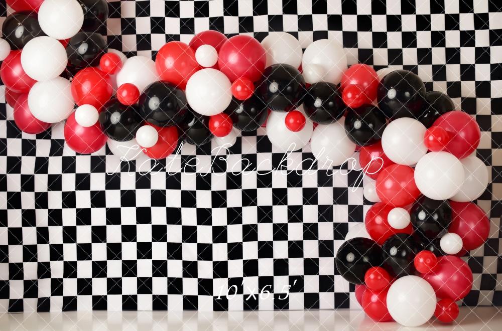 Kate Racing Balloons Backdrop for Photography - Kate Backdrop AU