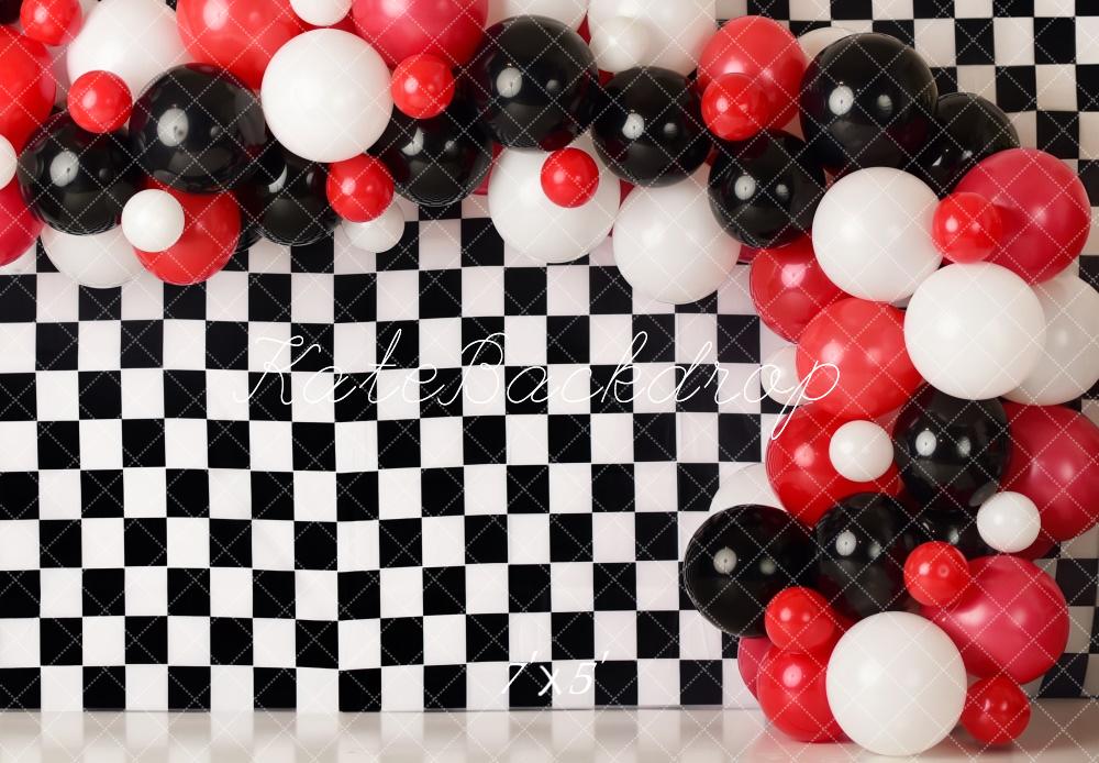 Kate Racing Balloons Backdrop for Photography - Kate Backdrop AU