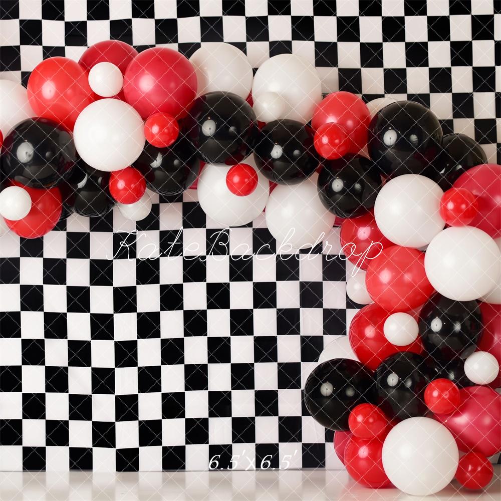 Kate Racing Balloons Backdrop for Photography - Kate Backdrop AU