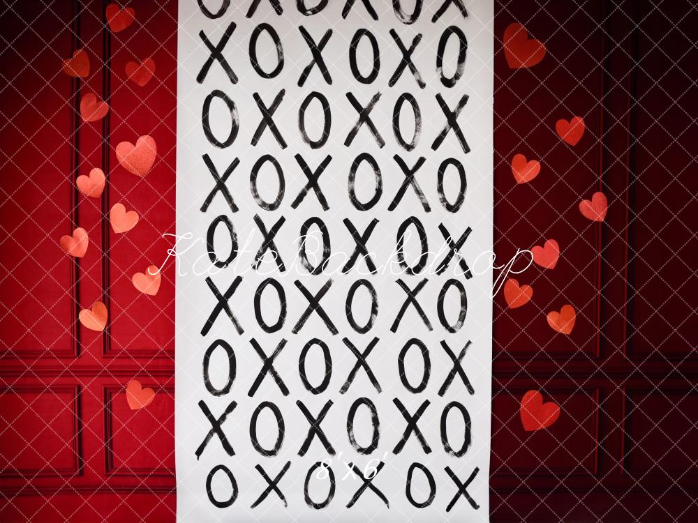 Kate Valentines Xoxo Scroll Backdrop Designed by Mandy Ringe Photography - Kate Backdrop AU