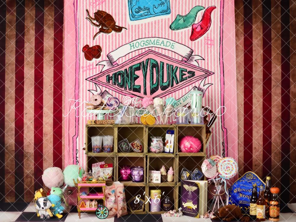 Kate Wizard Candy Shop Backdrop Designed by Mandy Ringe Photography - Kate Backdrop AU