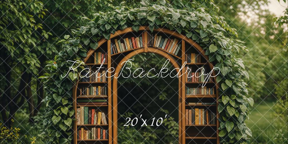Kate Spring Garden Library Arch Backdrop Designed by Emetselch - Kate Backdrop AU