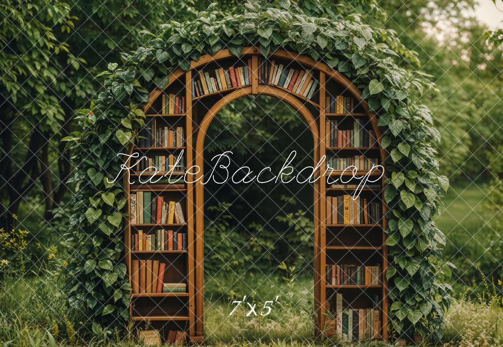 Kate Spring Garden Library Arch Backdrop Designed by Emetselch - Kate Backdrop AU