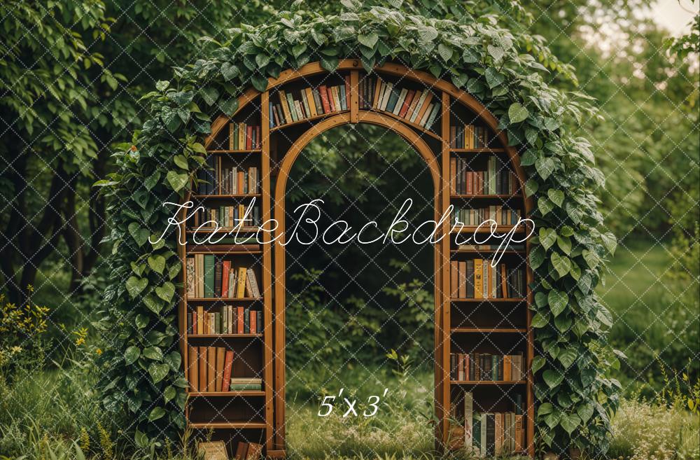 Kate Spring Garden Library Arch Backdrop Designed by Emetselch - Kate Backdrop AU