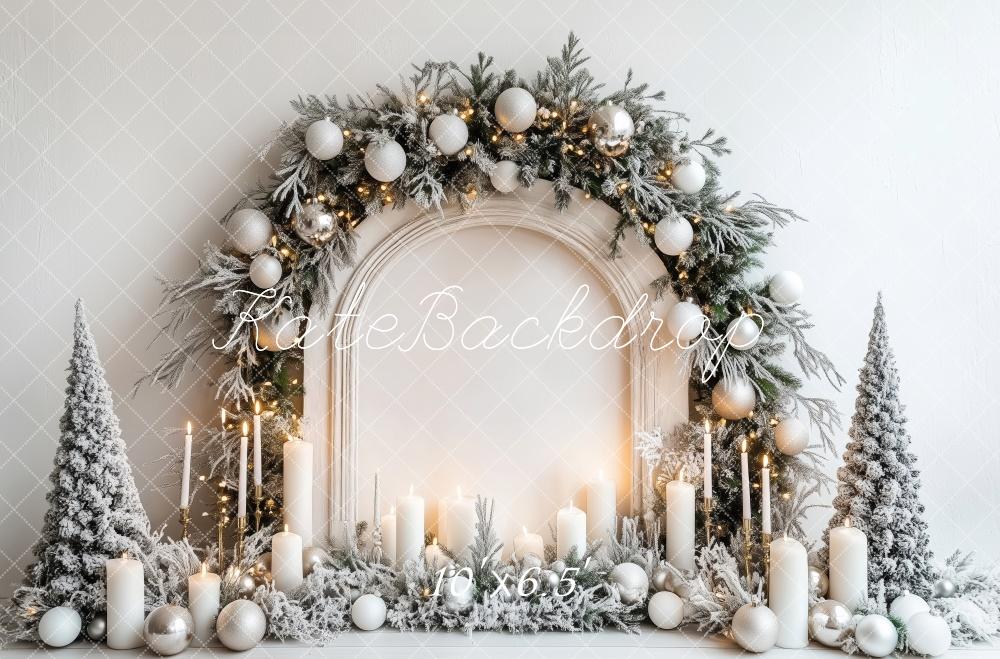 Kate Christmas Wonderland Candlelight Arch Backdrop Designed by Patty Robert - Kate Backdrop AU