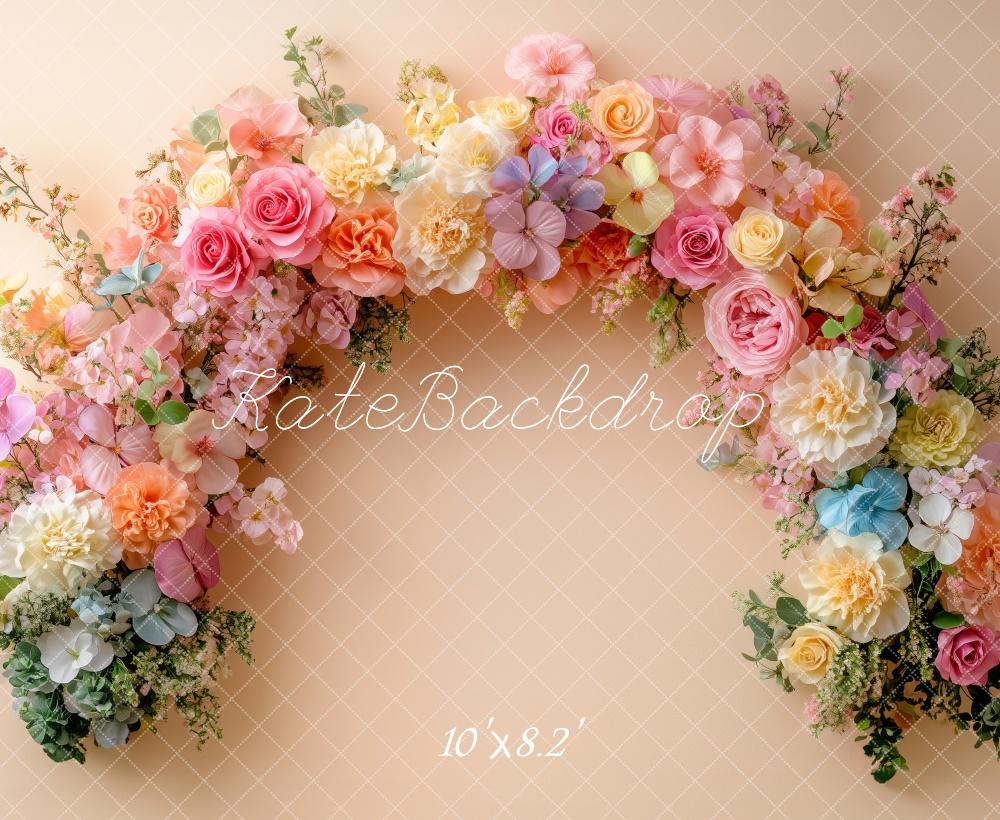 Kate Spring Floral Arch Backdrop Cake Smash Designed by Patty Robert