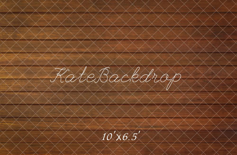 Kate Brown Wooden Wall Floor Backdrop Designed by Kate Image - Kate Backdrop AU
