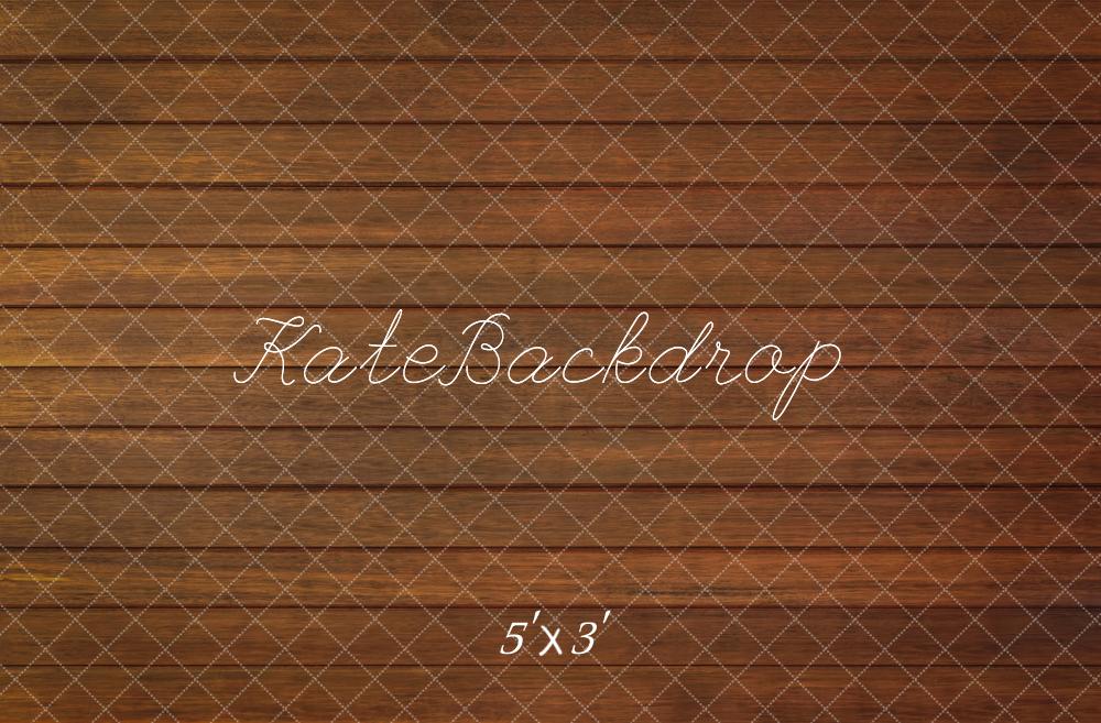 Kate Brown Wooden Wall Floor Backdrop Designed by Kate Image - Kate Backdrop AU