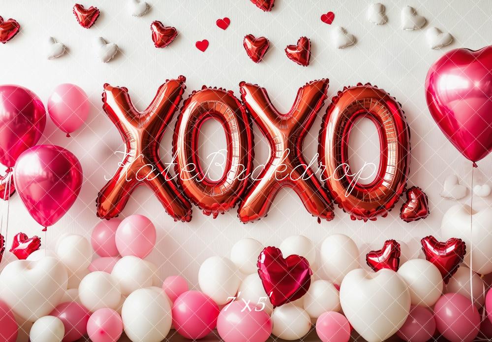 Kate XOXO Valentine’s Day Balloons Backdrop Designed by Patty Roberts