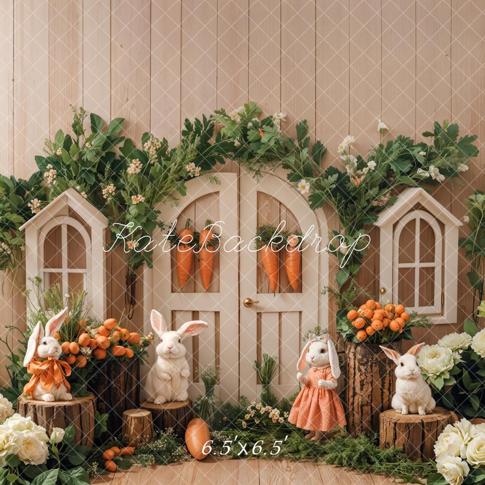 Kate Easter Bunny Garden Backdrop Designed by Emetselch - Kate Backdrop AU