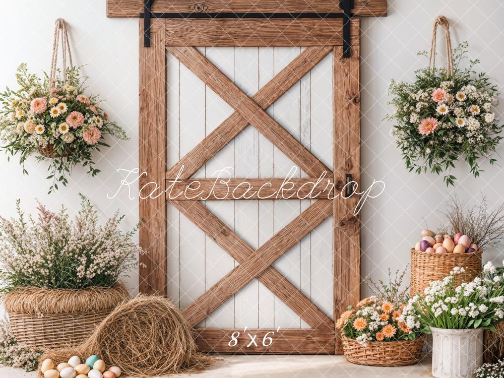 Kate Spring Easter Egg Flower Backdrop Designed by Emetselch