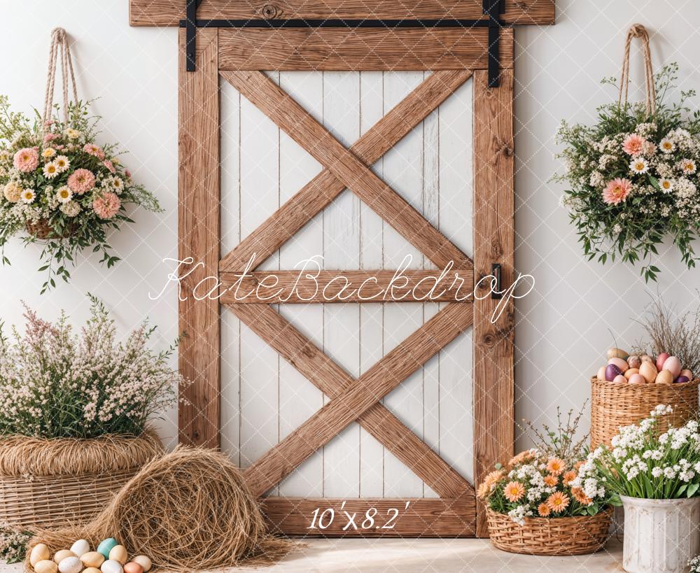 Kate Spring Easter Egg Flower Backdrop Designed by Emetselch