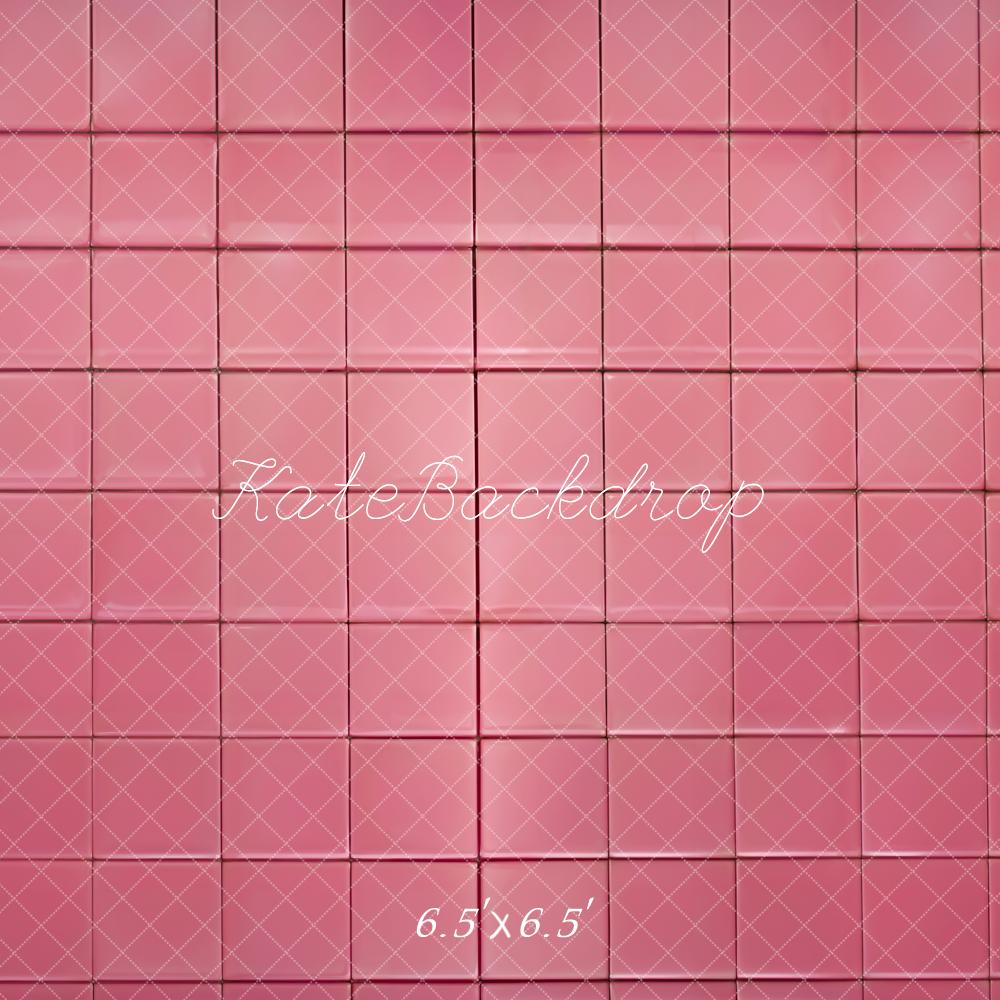 Kate Pink Tile Floor Backdrop Designed by Emetselch - Kate Backdrop AU