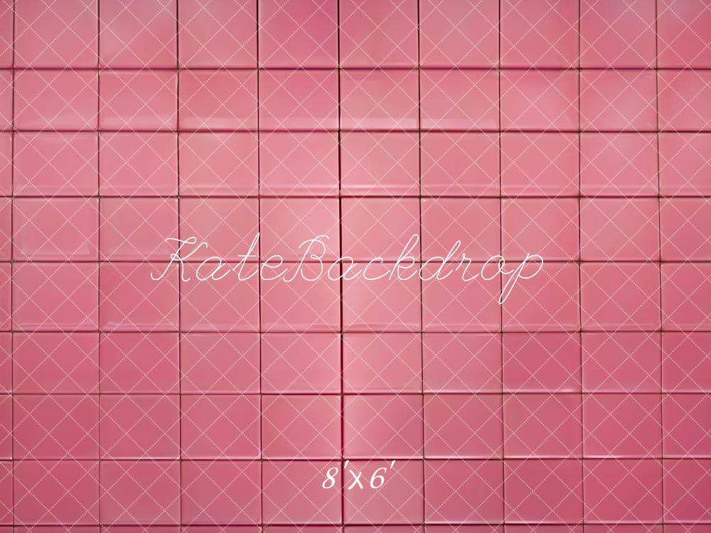 Kate Pink Tile Floor Backdrop Designed by Emetselch - Kate Backdrop AU