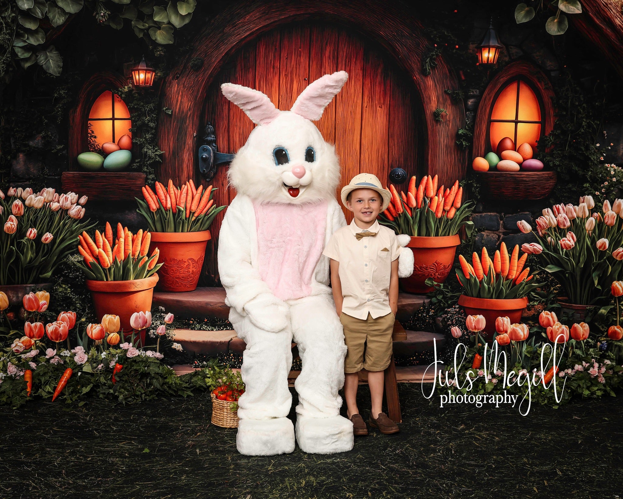 Kate Easter Carrot House Backdrop Designed by Emetselch