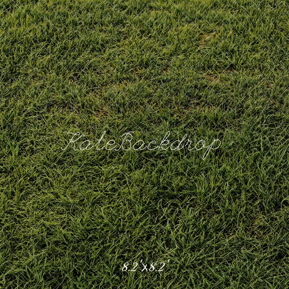 Kate Green Grass Lawn Floor Backdrop Designed by Emetselch - Kate Backdrop AU