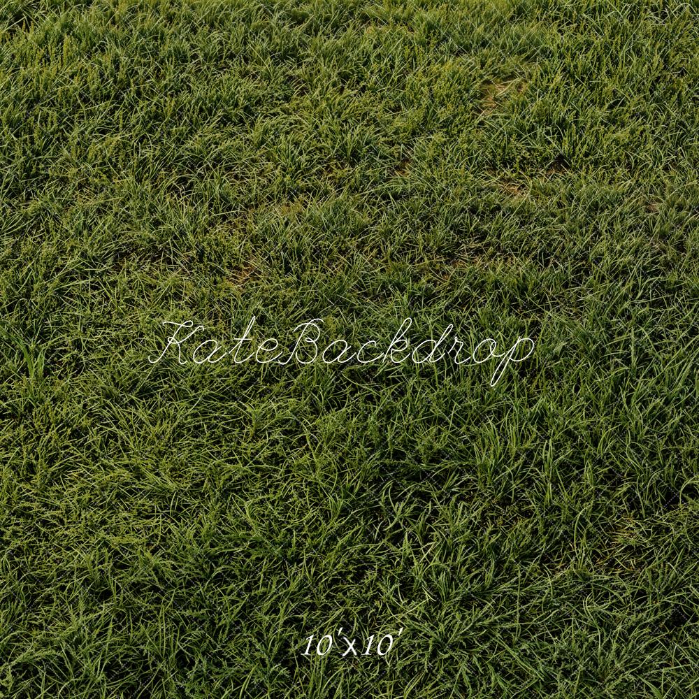 Kate Green Grass Lawn Floor Backdrop Designed by Emetselch - Kate Backdrop AU