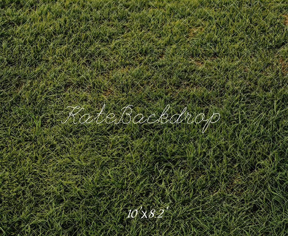 Kate Green Grass Lawn Floor Backdrop Designed by Emetselch - Kate Backdrop AU