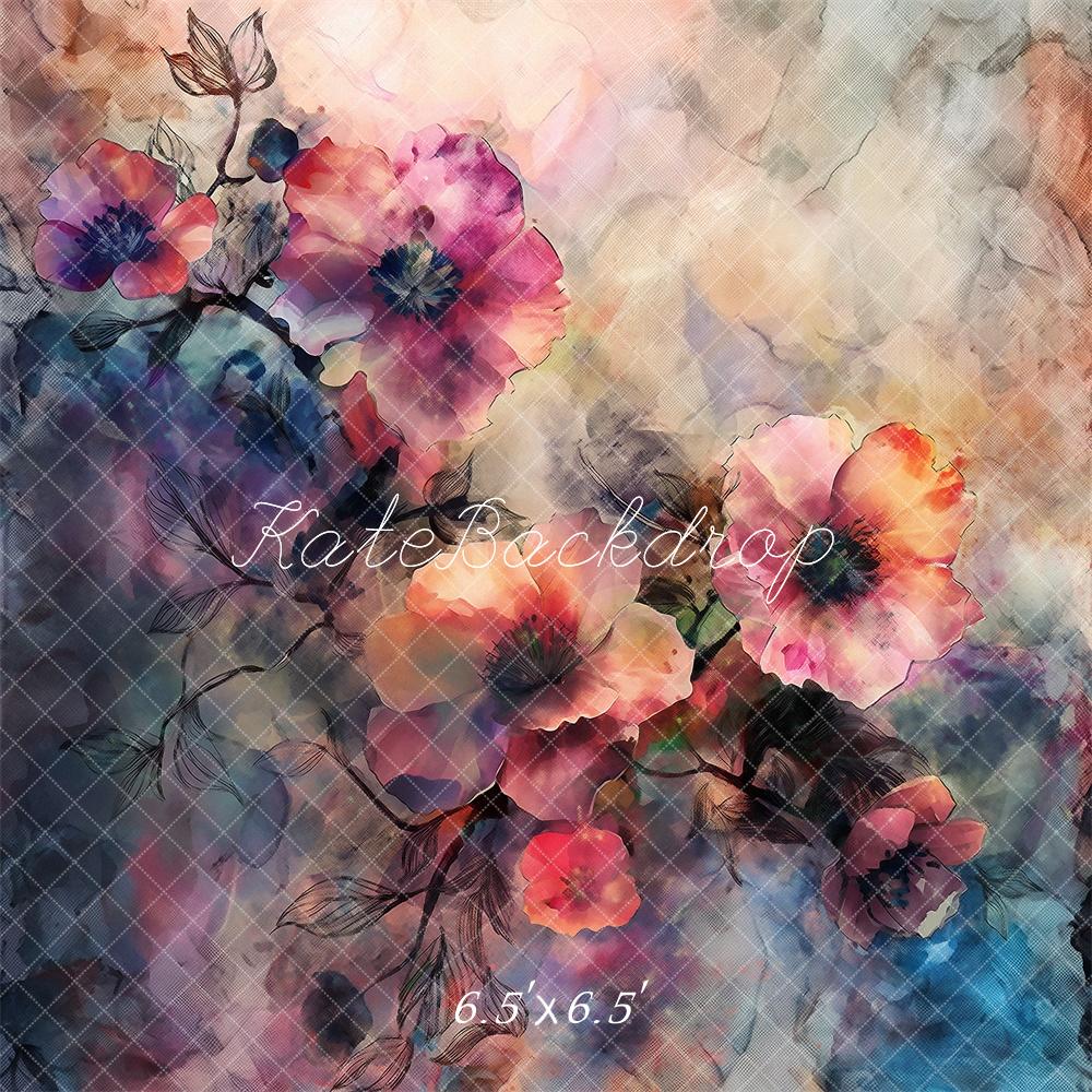 Kate Floral Fine Art Backdrop Designed by Kerry Anderson - Kate Backdrop AU