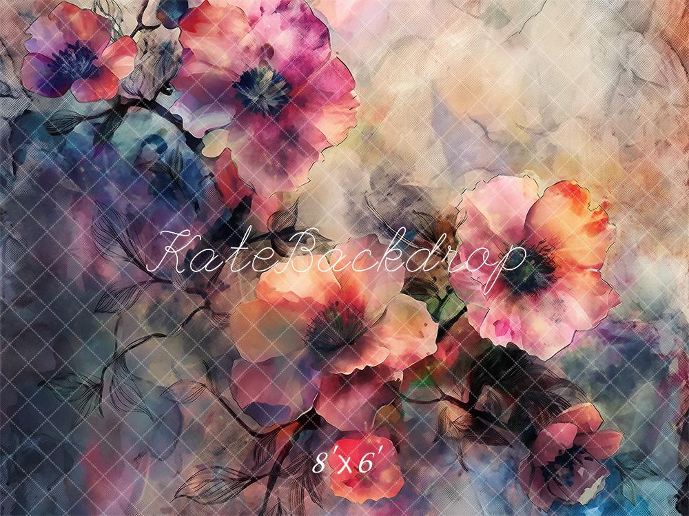 Kate Floral Fine Art Backdrop Designed by Kerry Anderson - Kate Backdrop AU