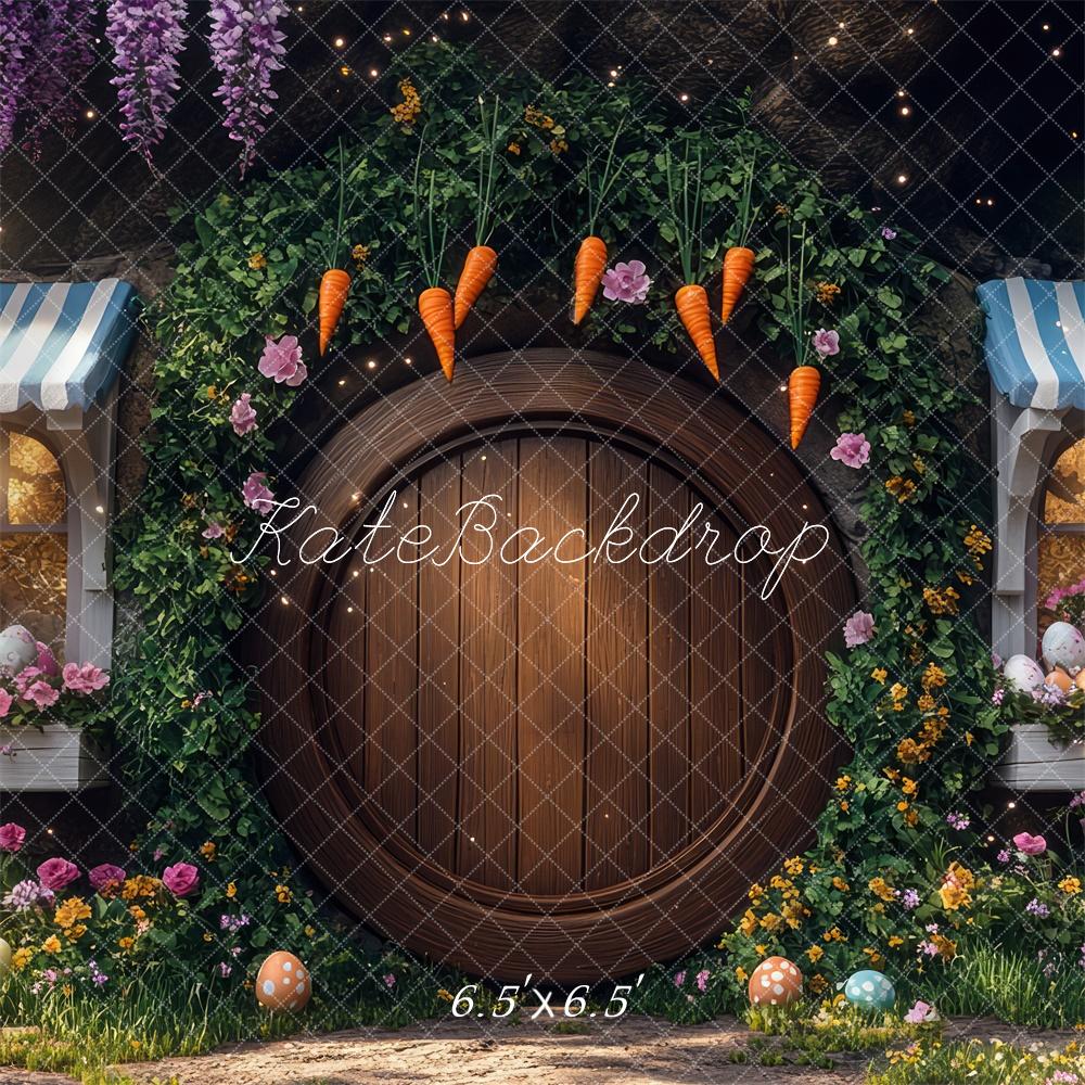Kate Easter Elf Carrot Wood Backdrop Designed by Mini MakeBelieve - Kate Backdrop AU