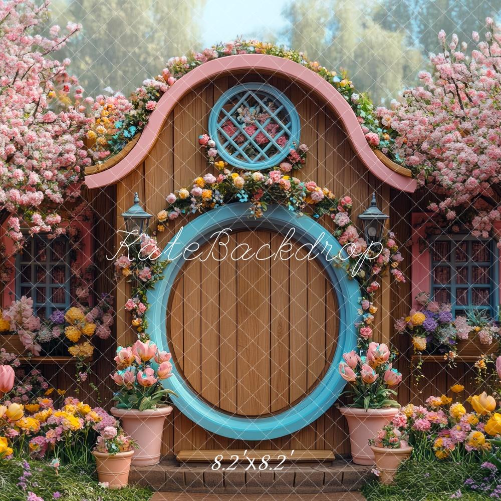 Kate Spring Cottage Floral Backdrop Designed by Mini MakeBelieve