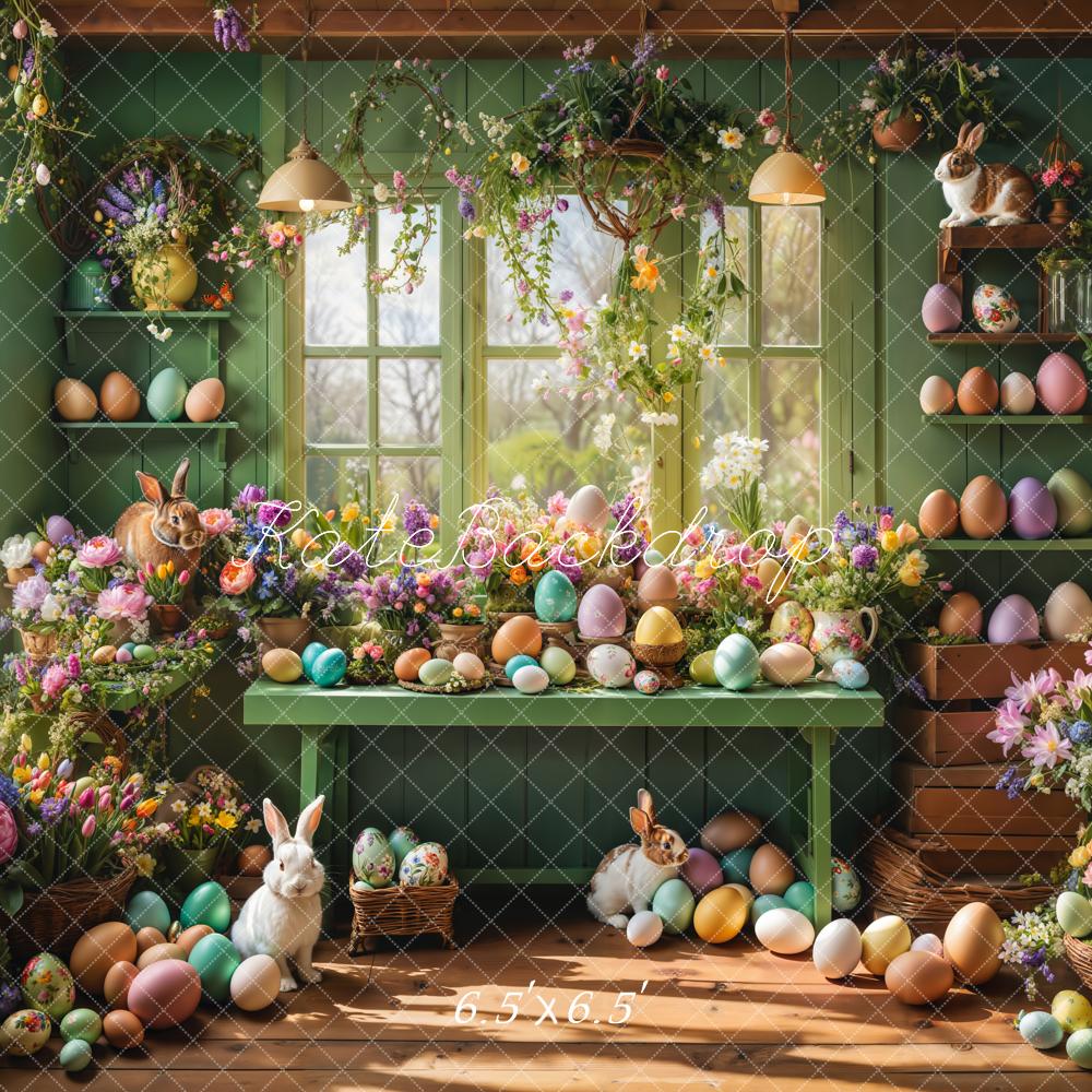 Kate Green Spring Easter Eggs Backdrop Designed by Emetselch - Kate Backdrop AU
