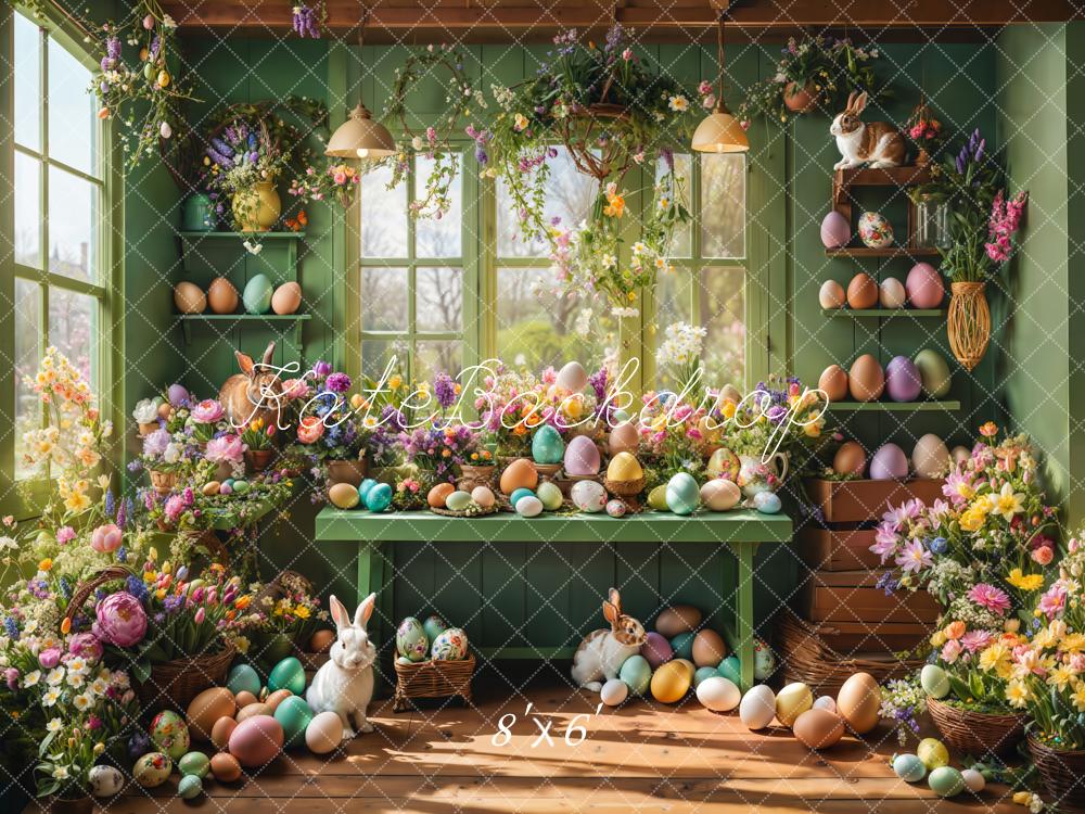 Kate Green Spring Easter Eggs Backdrop Designed by Emetselch - Kate Backdrop AU