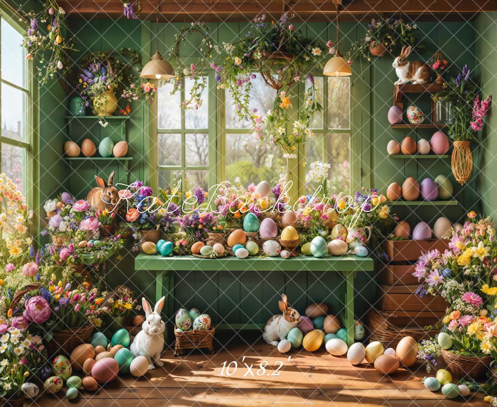 Kate Green Spring Easter Eggs Backdrop Designed by Emetselch - Kate Backdrop AU