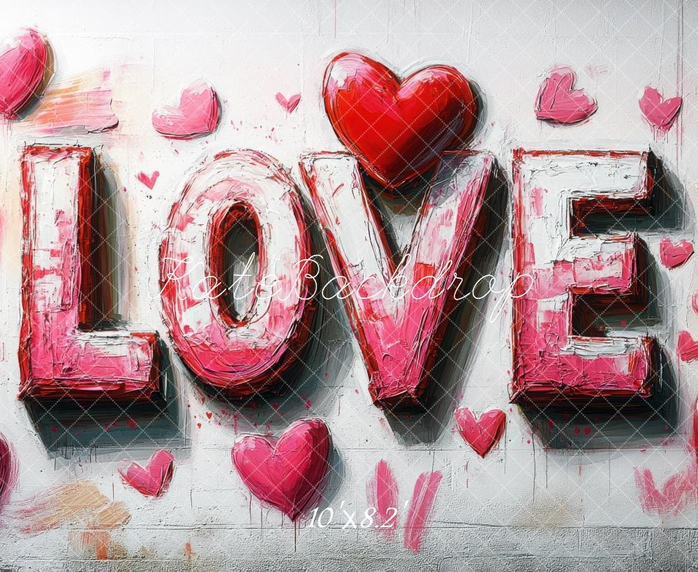 Kate Acrylic Love Backdrop Designed by Mini MakeBelieve - Kate Backdrop AU