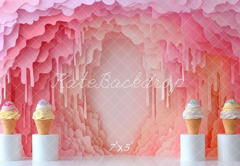 Kate Ice Cream Wall Backdrop Designed by Mini MakeBelieve