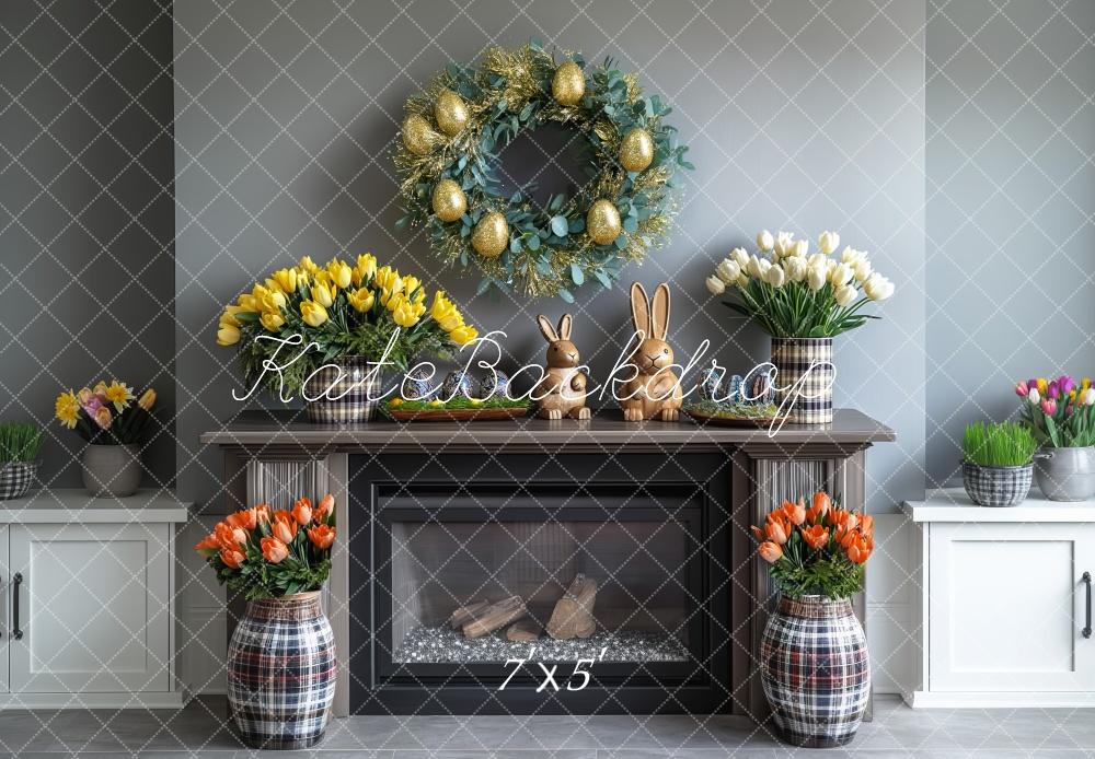 Kate Sophisticated Easter Interior Backdrop Designed by Mini MakeBelieve - Kate Backdrop AU