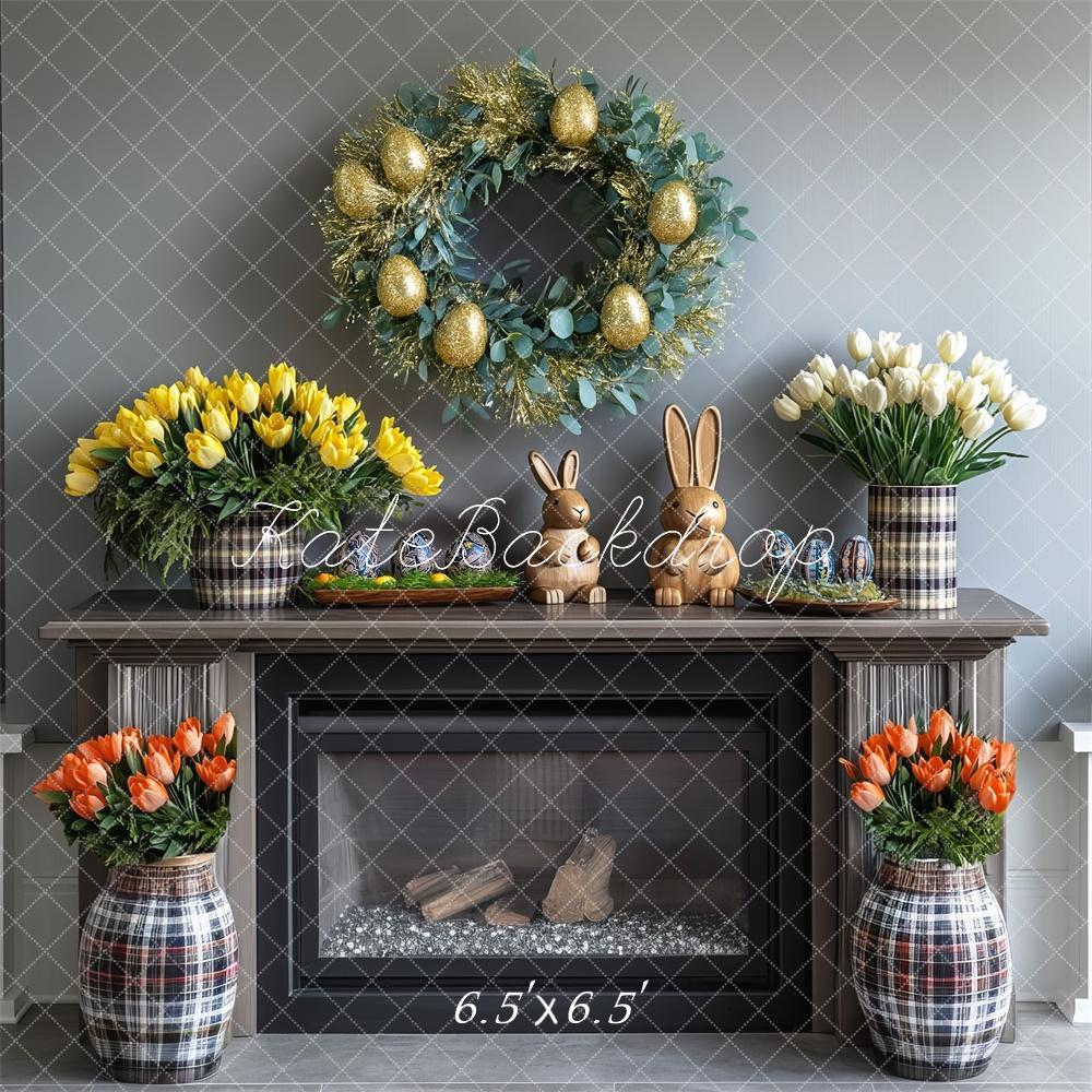 Kate Sophisticated Easter Interior Backdrop Designed by Mini MakeBelieve - Kate Backdrop AU