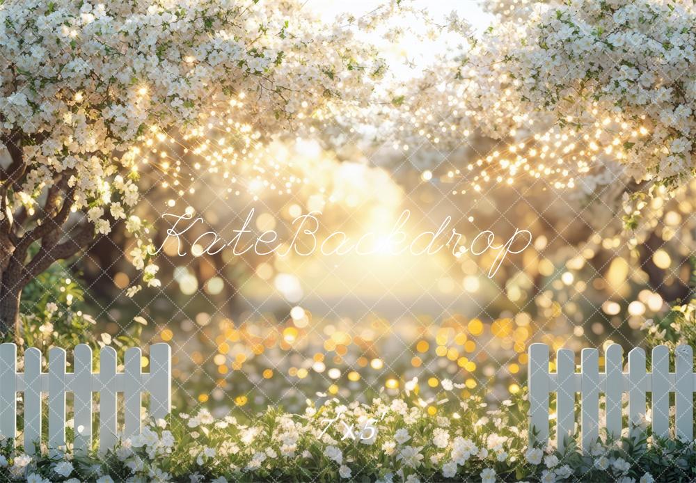 Kate Mothers Day Floral Sunset Backdrop Designed by Mini MakeBelieve - Kate Backdrop AU