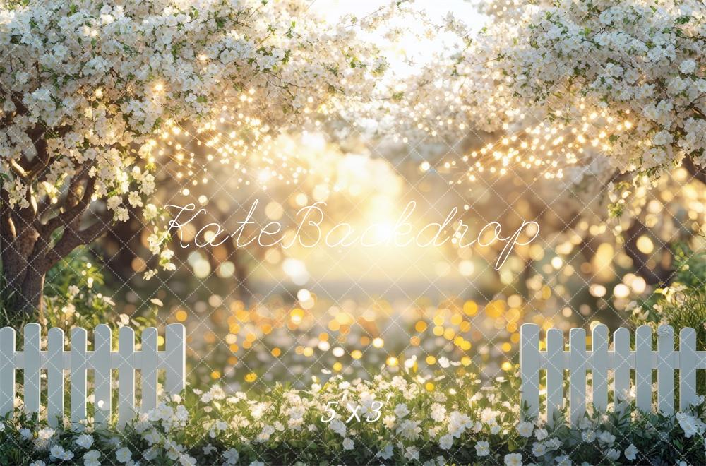 Kate Mothers Day Floral Sunset Backdrop Designed by Mini MakeBelieve - Kate Backdrop AU