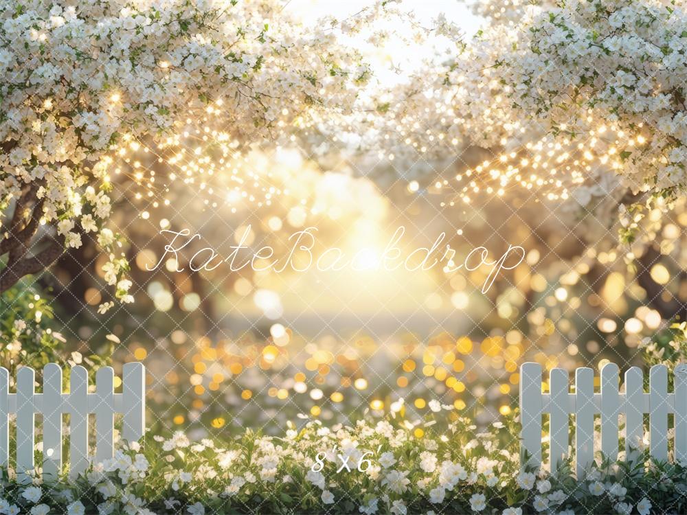 Kate Mothers Day Floral Sunset Backdrop Designed by Mini MakeBelieve - Kate Backdrop AU