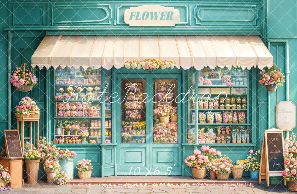 Kate Spring Flower Shop Backdrop Designed by Chain Photography
