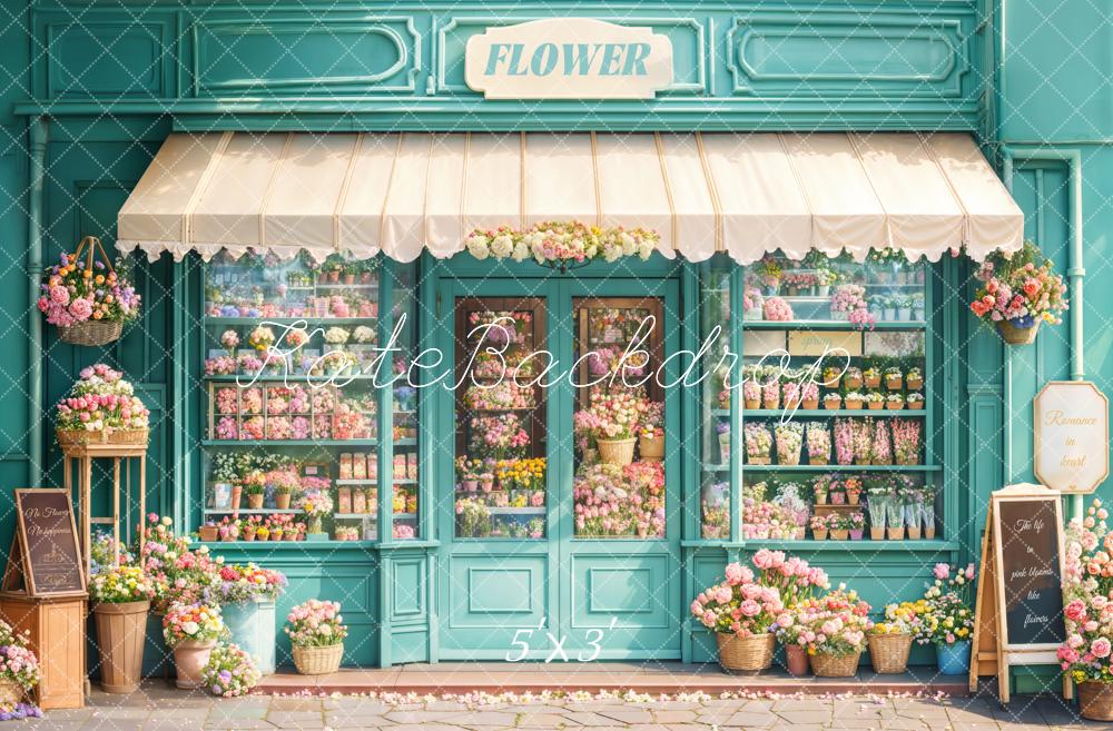Kate Spring Flower Shop Backdrop Designed by Chain Photography