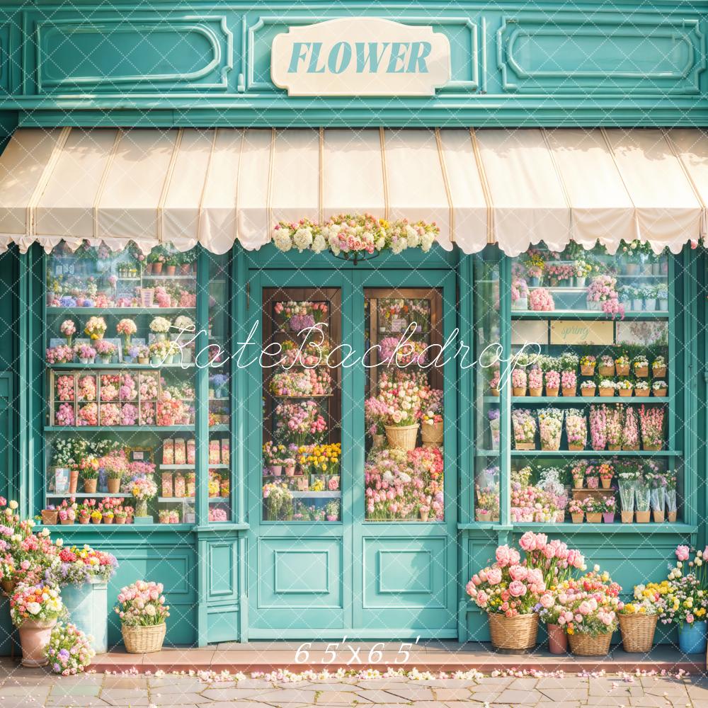 Kate Spring Flower Shop Backdrop Designed by Chain Photography