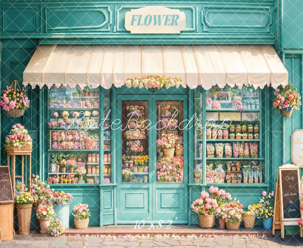 Kate Spring Flower Shop Backdrop Designed by Chain Photography