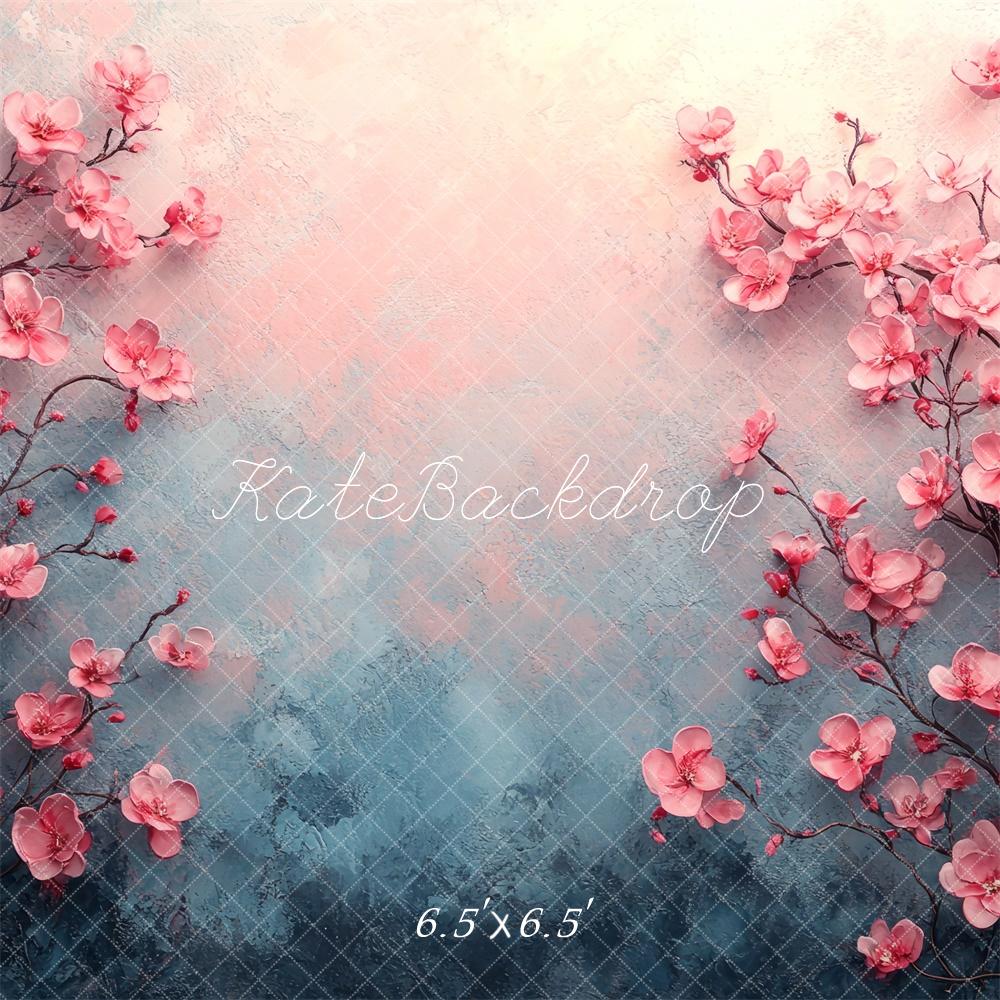 Kate Pink Flower Fine Art Backdrop Mother's Day Designed by Mini MakeBelieve
