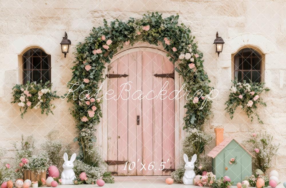 Kate Easter Bunny Arch Door Backdrop Designed by Patty Roberts - Kate Backdrop AU