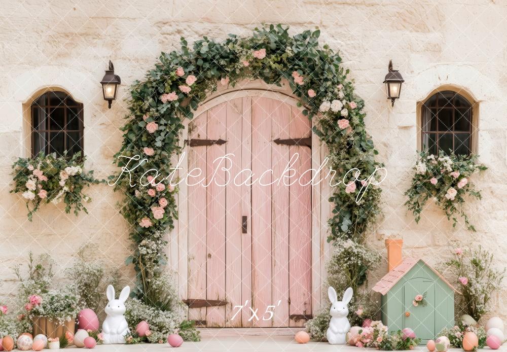 Kate Easter Bunny Arch Door Backdrop Designed by Patty Roberts - Kate Backdrop AU
