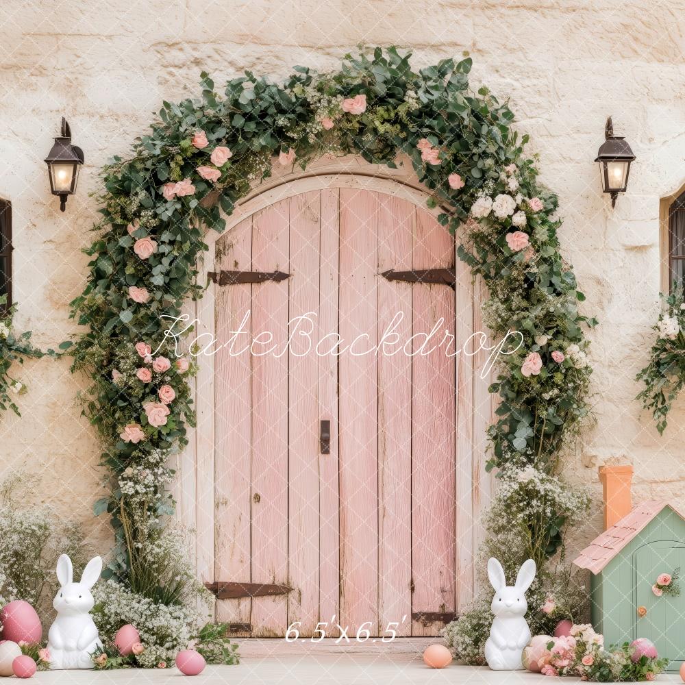 Kate Easter Bunny Arch Door Backdrop Designed by Patty Roberts - Kate Backdrop AU